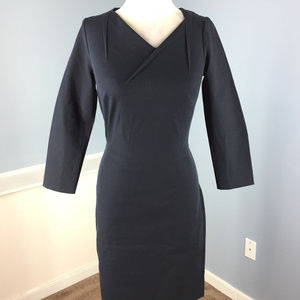 Banana Republic XS 2 T Navy Blue BiStretch dress